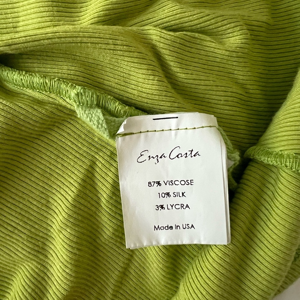 Enza Costa Lime Green Halter Maxi Dress - Picture 4 of 6